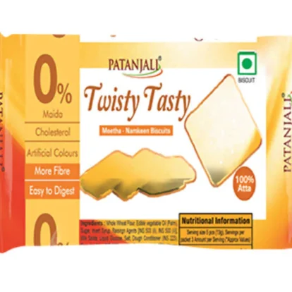 Patanjali Twisty Tasty Biscuits, 40 g-1