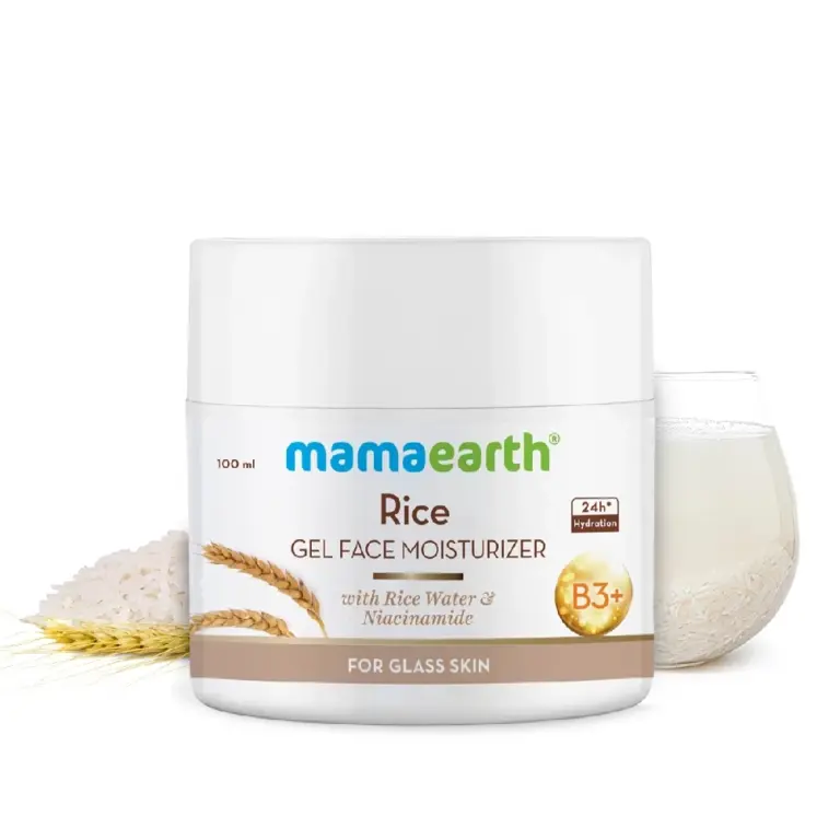 Rice Gel Face Moisturizer With Rice Water & Niacinamide for Glass Skin, 100ml-1