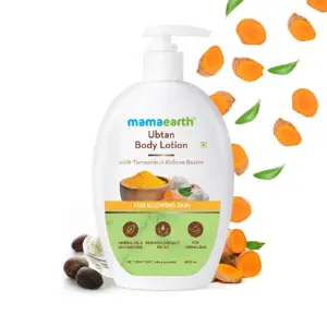 Ubtan Body Lotion with Turmeric and Kokum Butter for Glowing Skin-Pack Size-400ml