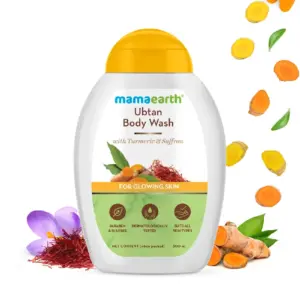 Ubtan Body Wash With Turmeric and Saffron for Glowing Skin-Pack Size-300ml