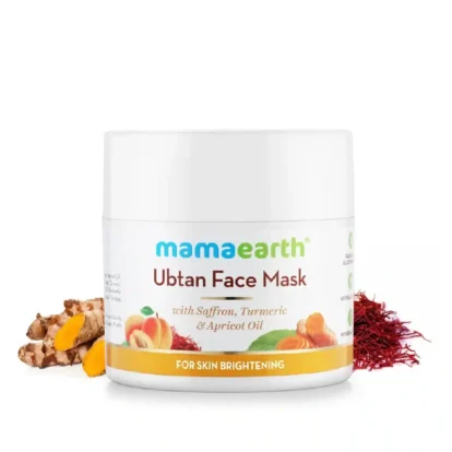 Ubtan Face Mask with Saffron and Turmeric for Skin Brightening and Tan Removal, 100g-1