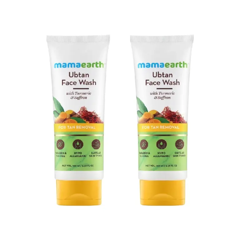 Ubtan Facewash for tan removal, 100ml (Pack of 2)-1