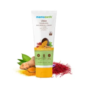 Ubtan Nourishing Hair Removal Cream With Turmeric & Saffron for Hair Removal-Pack Size-100g