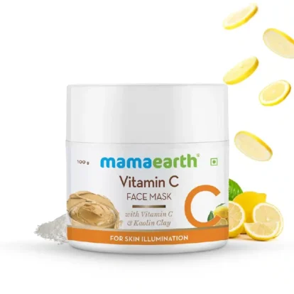 Vitamin C Face Mask With Vitamin C and Kaolin Clay for Skin Illumination, 100g-1
