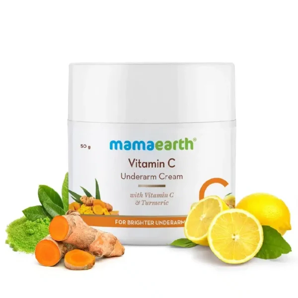 Vitamin C Underarm Cream with Vitamin C & Turmeric for Brighter Underarms, 50g-1