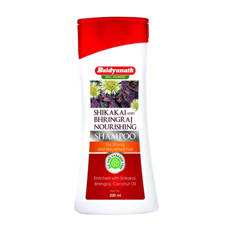 Shikakai and Bhringraj Nourishing Shampoo Hair Strong Shampoo Coconut Oil -Pack_Size-200ml