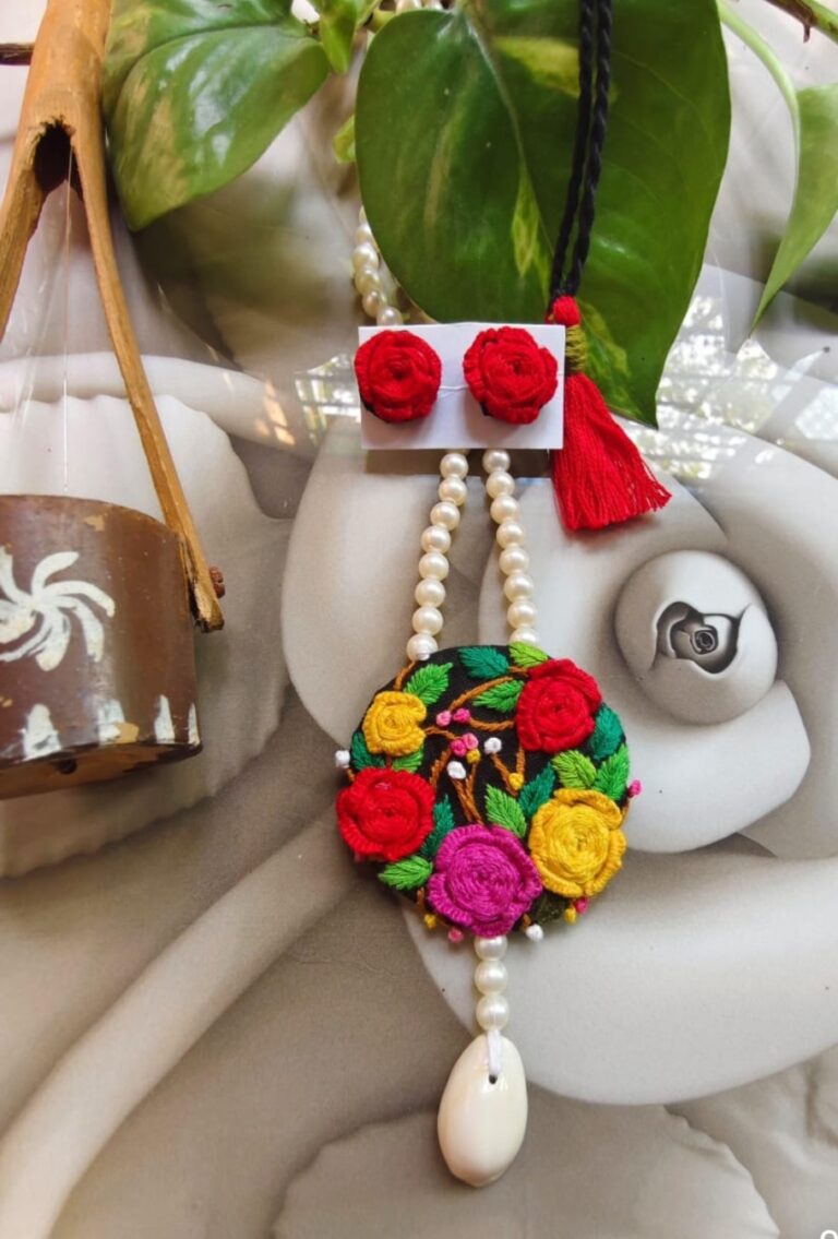 Pure Handmade Embroidery Jewellery