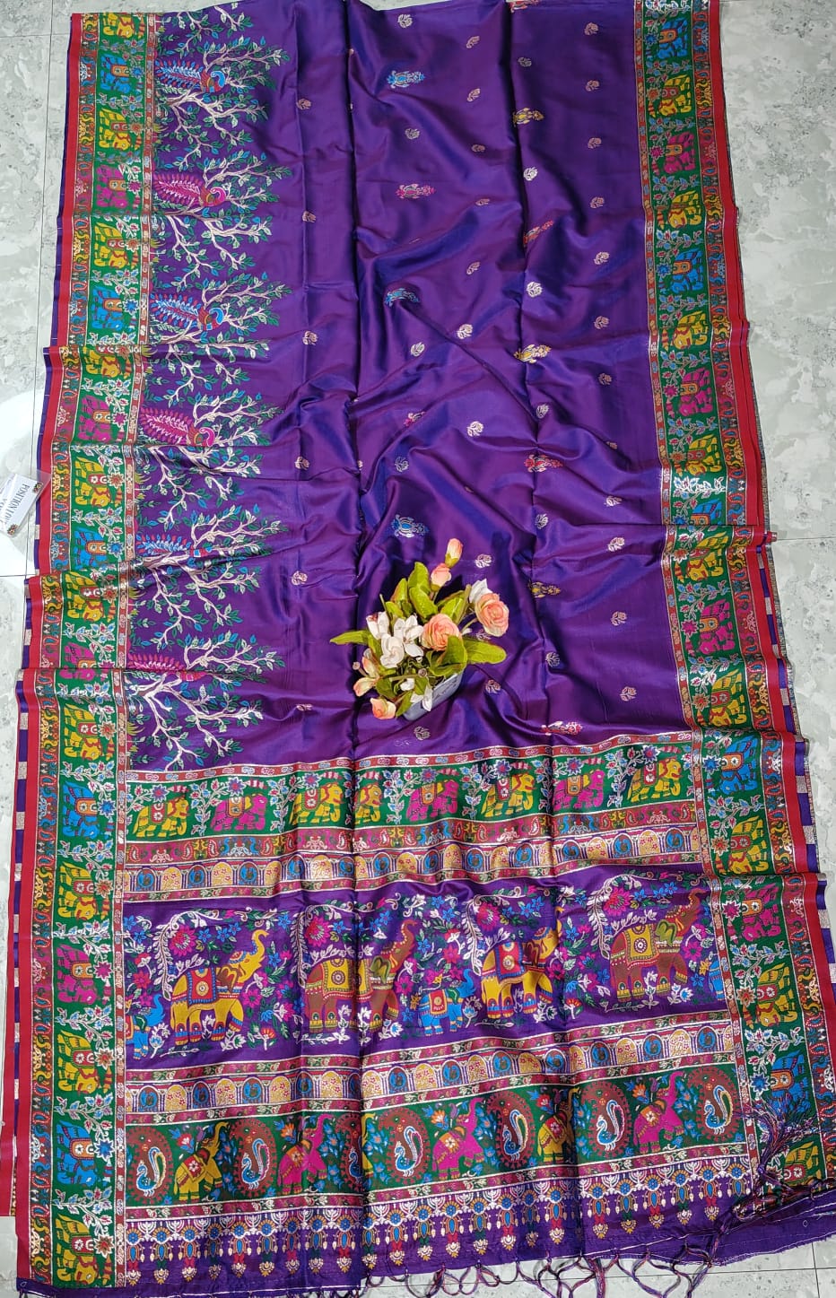 Meenakari Pashmina Khaddi Banarasi