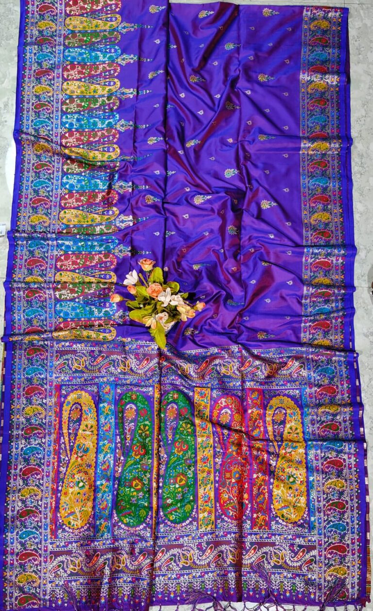Meenakari Pashmina Khaddi Banarasi