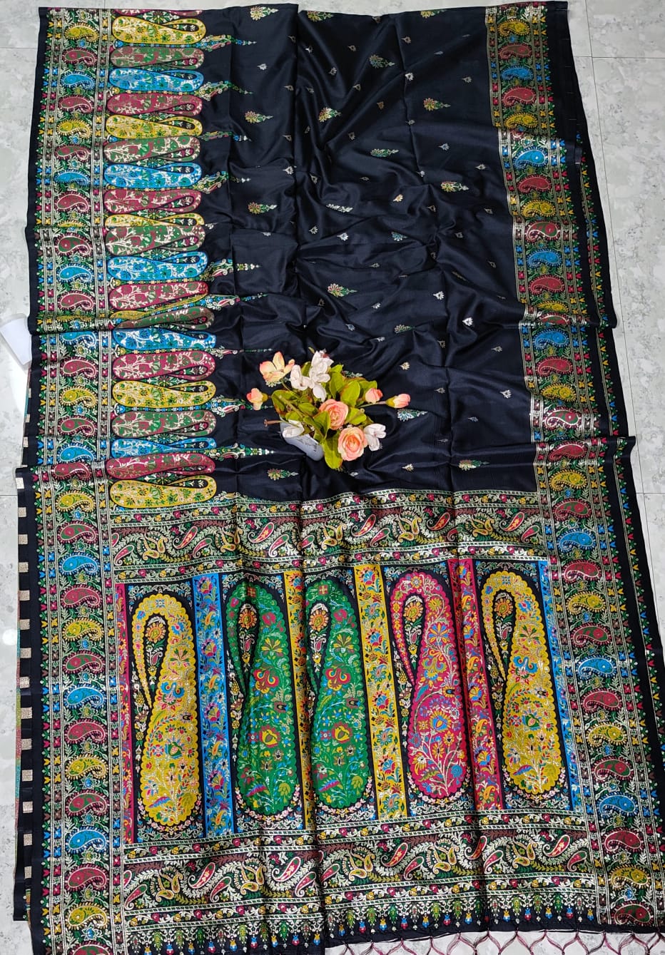 Meenakari Pashmina Khaddi Banarasi