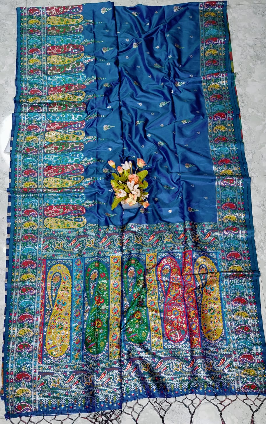 Meenakari Pashmina Khaddi Banarasi