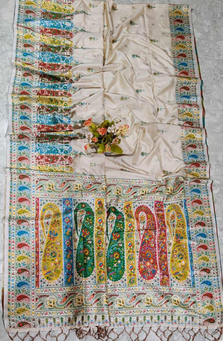 Meenakari Pashmina Khaddi Banarasi