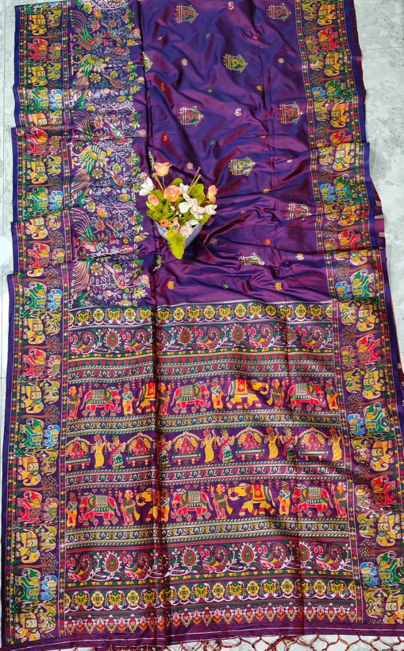 Meenakari Pashmina Khaddi Banarasi