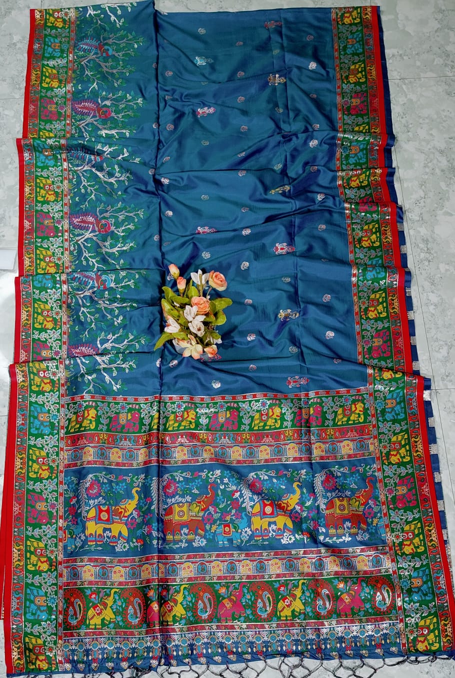 Meenakari Pashmina Khaddi Banarasi