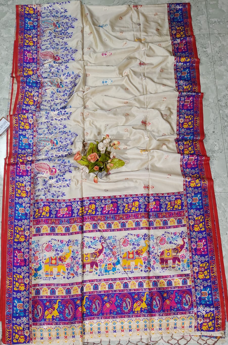 Meenakari Pashmina Khaddi Banarasi