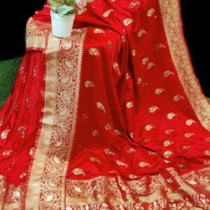 Pure Gajji Katan Banarasi Silk