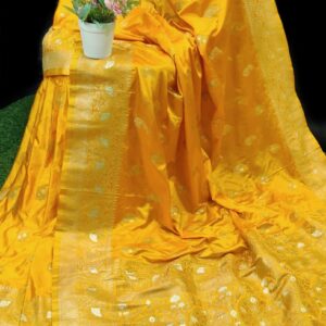 Pure Gajji Katan Banarasi Silk