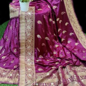 Pure Gajji Katan Banarasi Silk