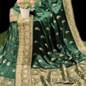 Pure Gajji Katan Banarasi Silk