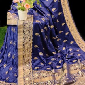 Pure Gajji Katan Banarasi Silk