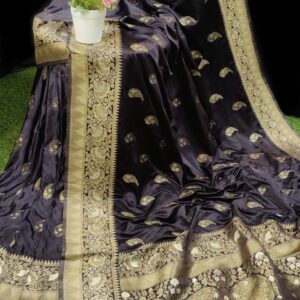 Pure Gajji Katan Banarasi Silk