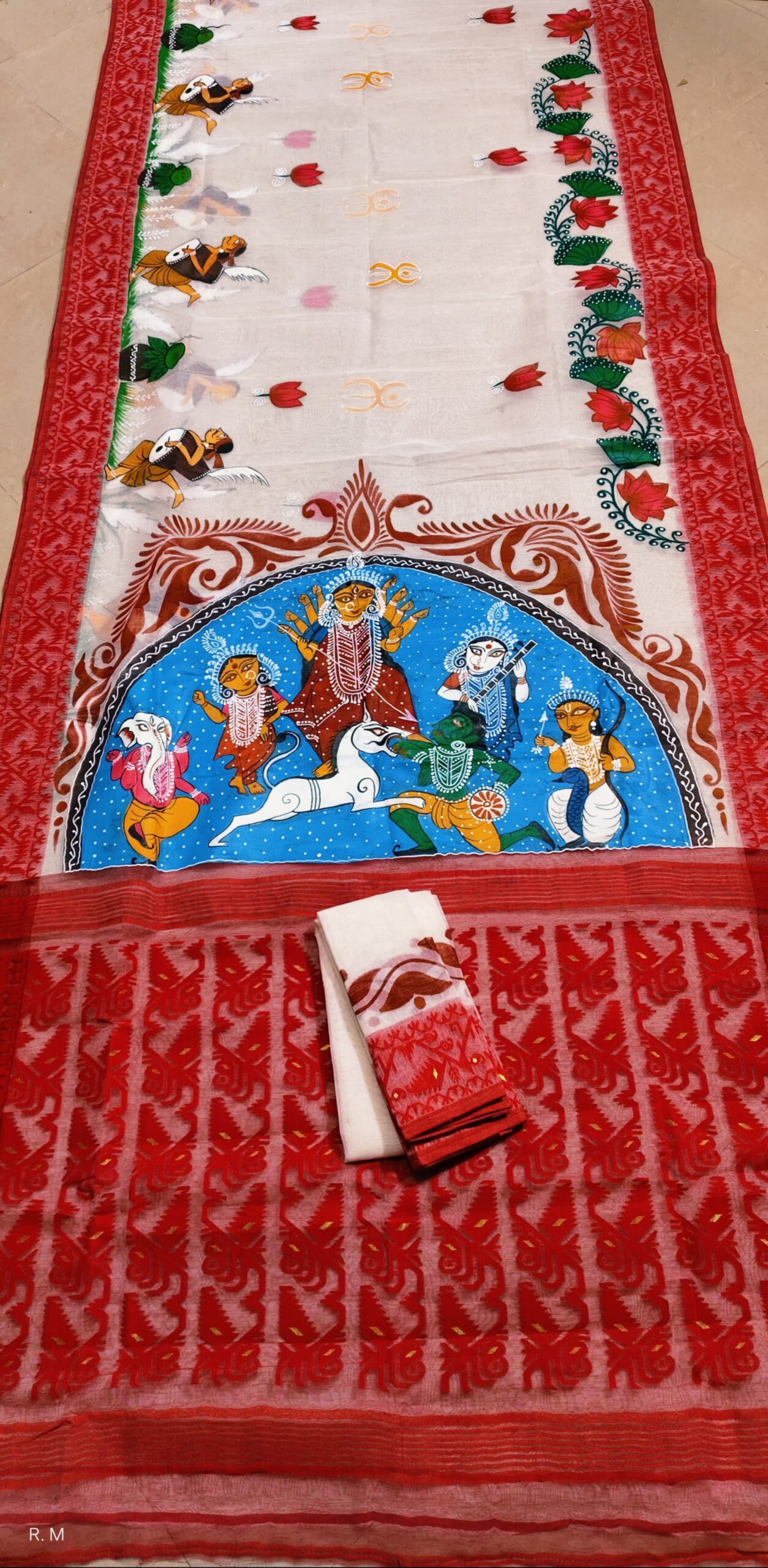 Potochitra Jamdani Saree
