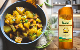 Dabur Cold Pressed Mustard Oil (1L)