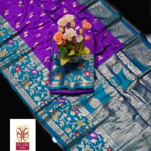 Pure Parshi Katan Banarasi Silk Saree