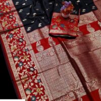 Pure Parshi Katan Banarasi Silk Saree