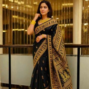 Original Bishnupuri Baluchari Saree