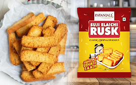 Patanjali Suji Elaichi Rusk