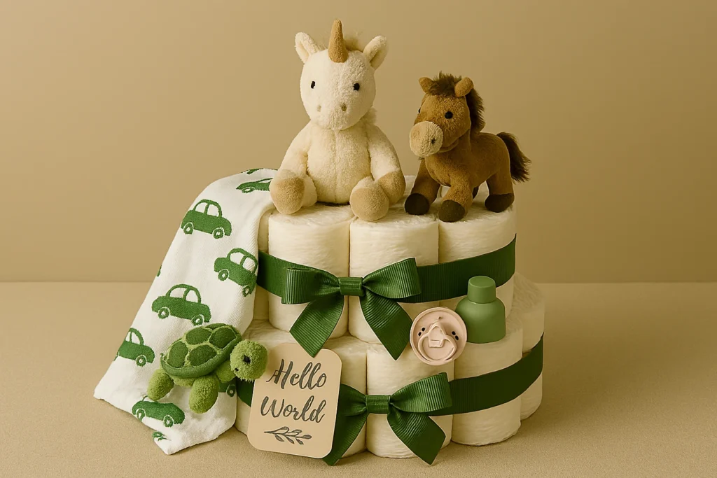 Diaper Cakes & Centrepieces