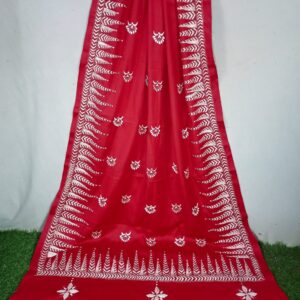 Shantiniketani style Kantha Stitch Woollen Shawl