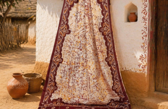 Santiniketani Batik Saree
