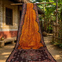 Santiniketani Batik Saree