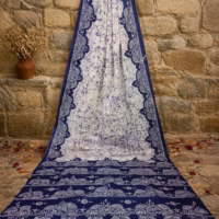 Santiniketani Batik Saree