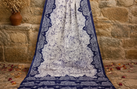 Santiniketani Batik Saree