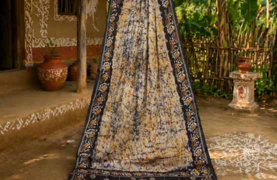 Santiniketani Batik Saree