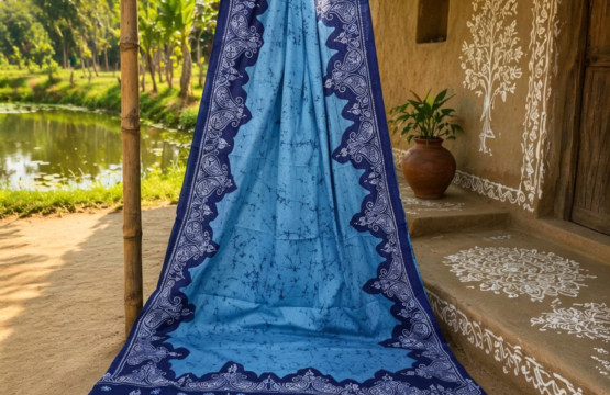Santiniketani Batik Saree