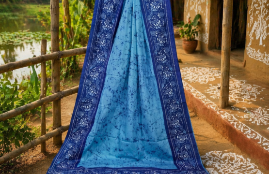 Santiniketani Batik saree