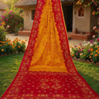Santinikatani Batik Saree